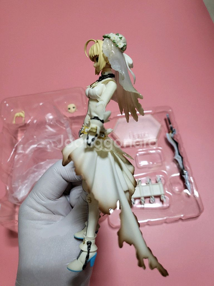 (정크) 페이트 ccc 한정판 특전 피그마 세이버 네로--6