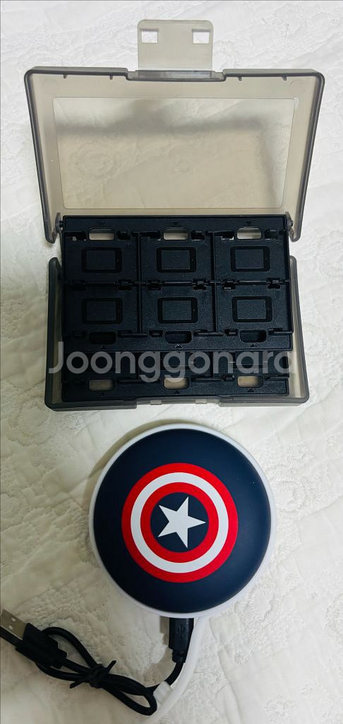 닌텐도 스위치 개선판 포트나이트 풀박 +이어폰 +휴대용 배터리 +칩 케이스--9