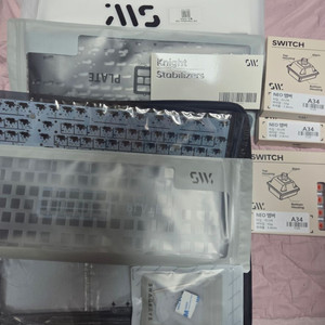 트랜라 트랜지션 라이트 화이트+neo 앰버 스위치 105개