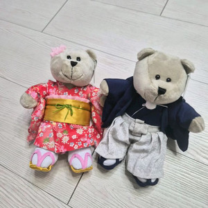 스타벅스 베어 인형 2개 세트