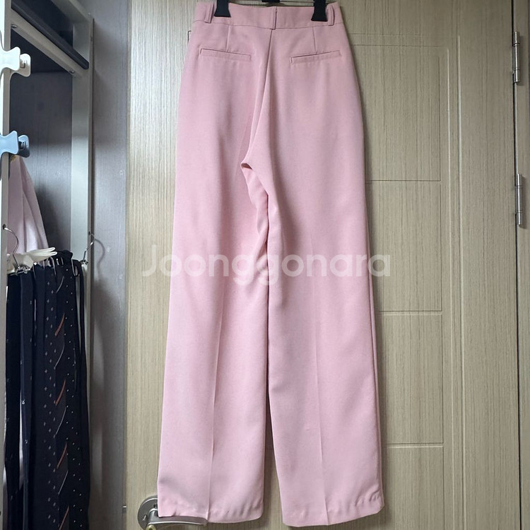 연핑크 롱슬랙스 여름슬랙스--2