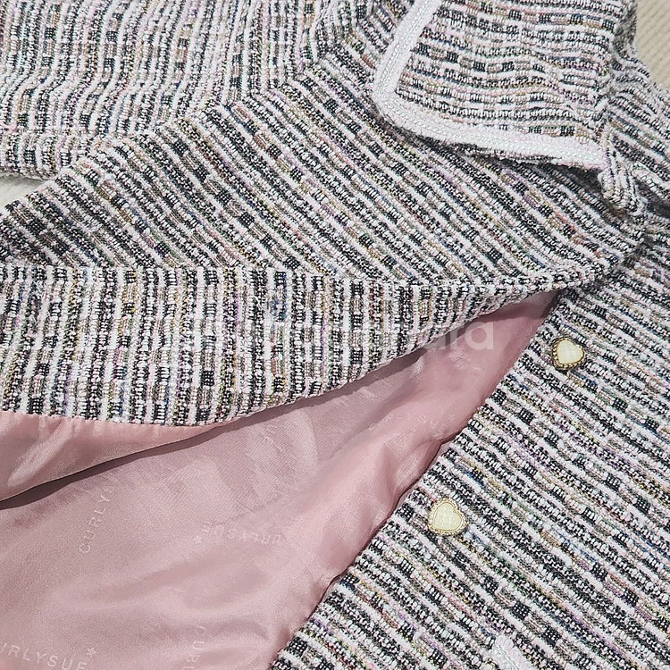 컬리수 트위드 자켓 130--5