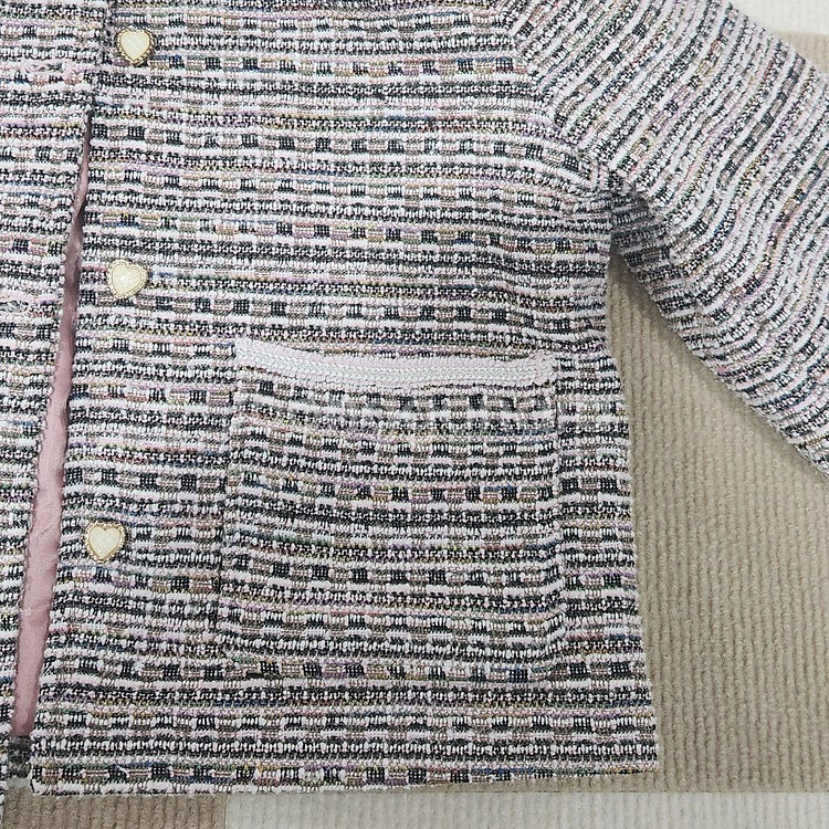 컬리수 트위드 자켓 130--4