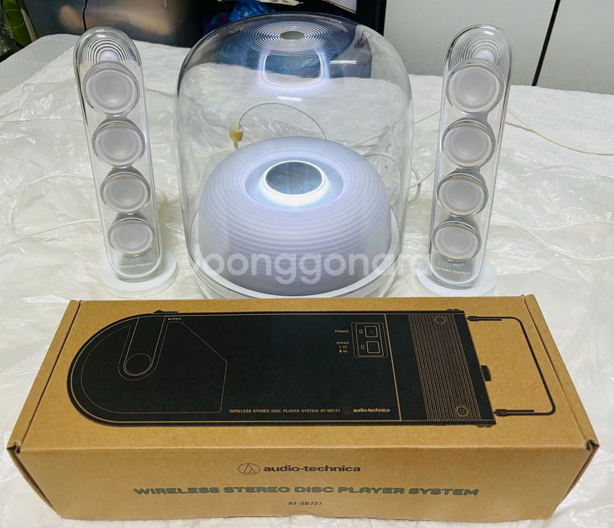 오디오테크니카 턴테이블 블루투스 휴대용 LP 풀박스--7