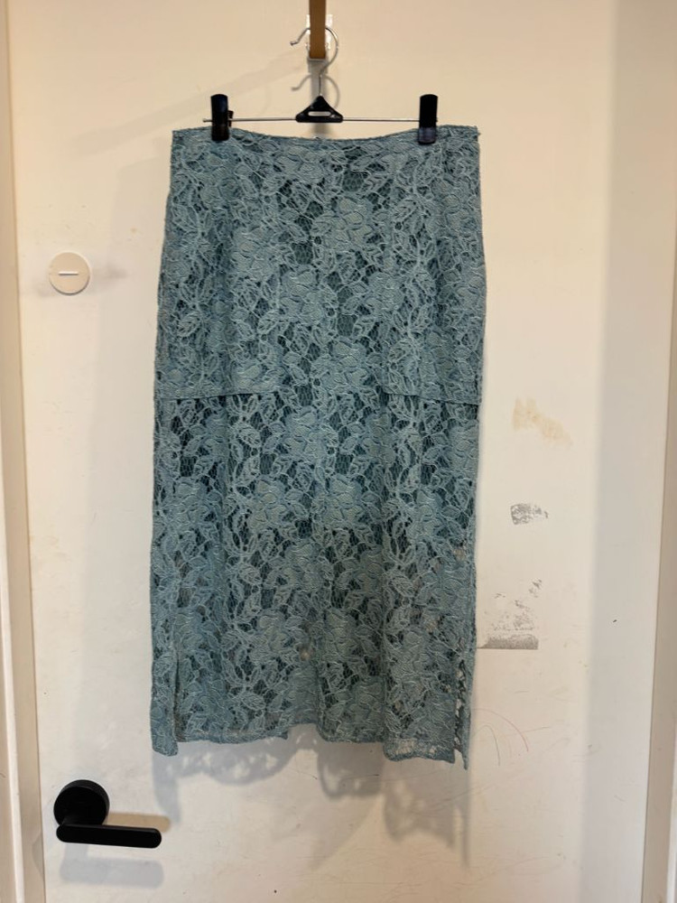 TIME 타임 슬릿 레이스 스커트 이미지