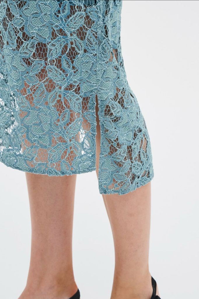 TIME 타임 슬릿 레이스 스커트 이미지