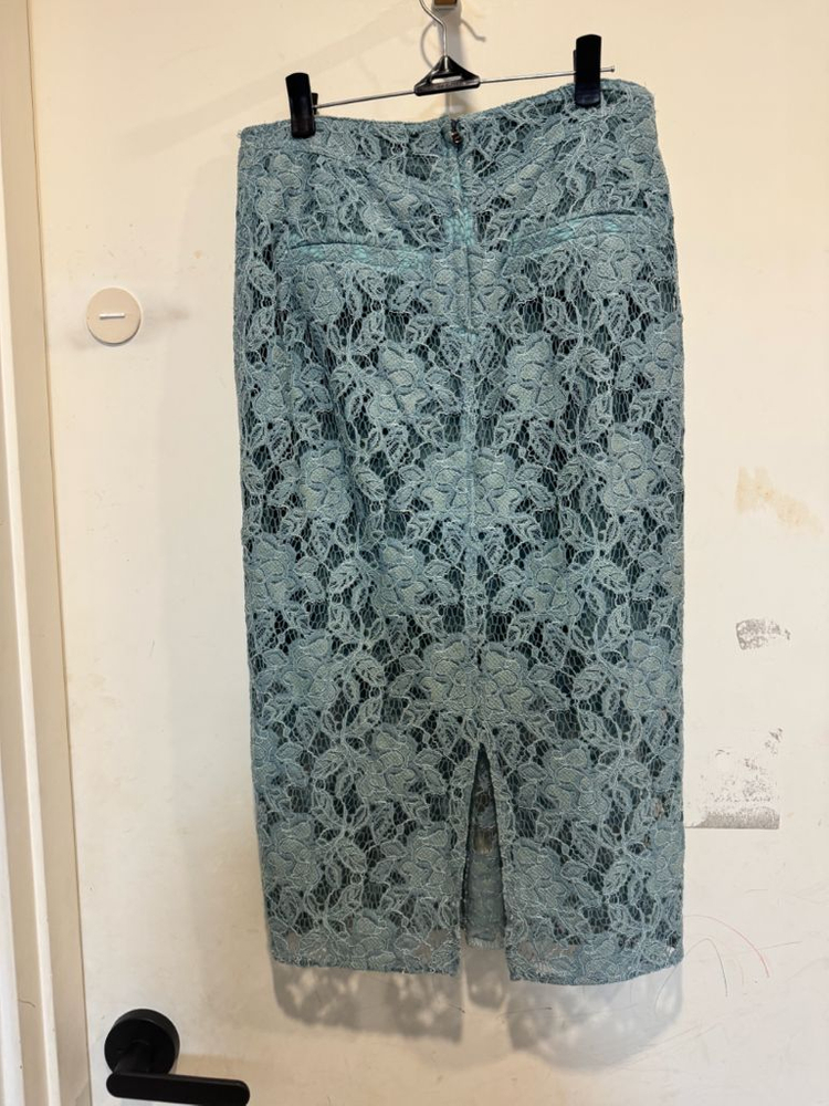 TIME 타임 슬릿 레이스 스커트 이미지