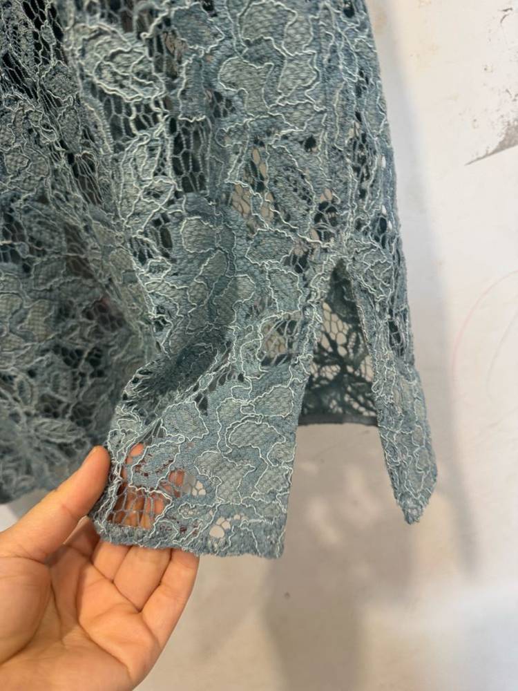 TIME 타임 슬릿 레이스 스커트 이미지