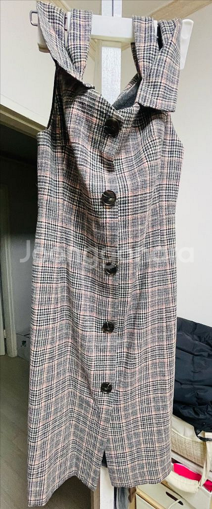 올리브데올리브 체크 원피스 판매합니다--0