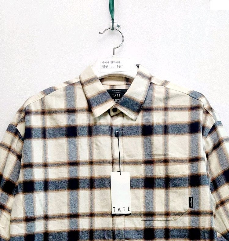 새제품/테이트 겨울셔츠100-105겨울남방/택포--1