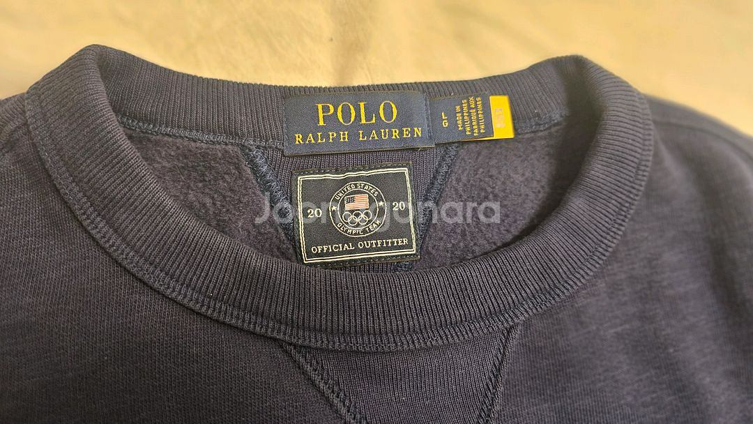 폴로 랄프로렌 USA 맨투맨 네이비 L 크루 스웻--2