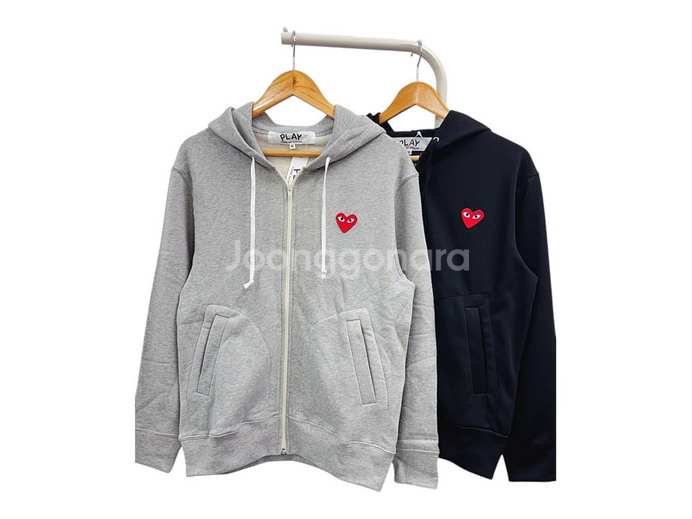 새상품)꼼데가르송 후드집업 남녀공용제품--0