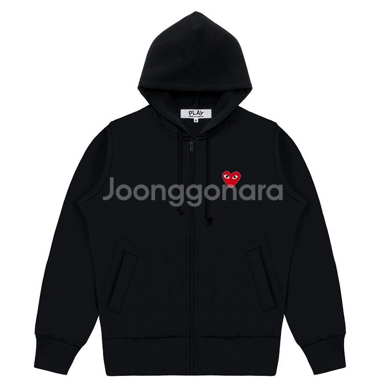 새상품)꼼데가르송 후드집업 남녀공용제품--2