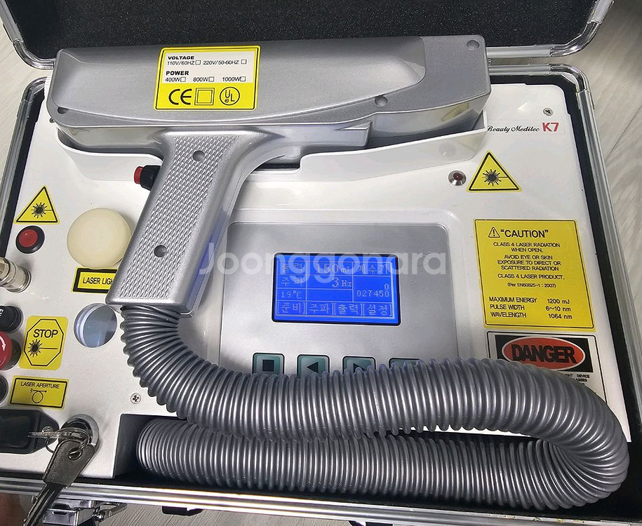 (가격조정) K7 레이저 미용기기 / 정품 / 작동 양호 / 가게 정리로 급매--0
