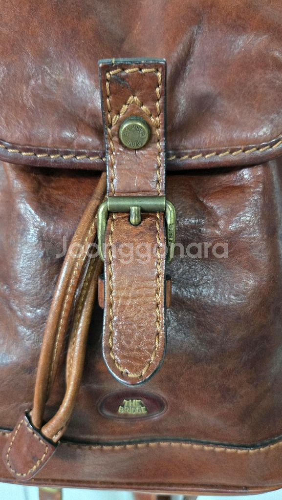 이태리 the bridge 빈티지 가죽백팩--2