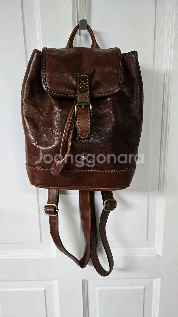 이태리 the bridge 빈티지 가죽백팩--0