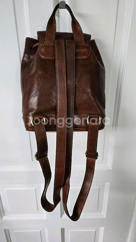 이태리 the bridge 빈티지 가죽백팩--3