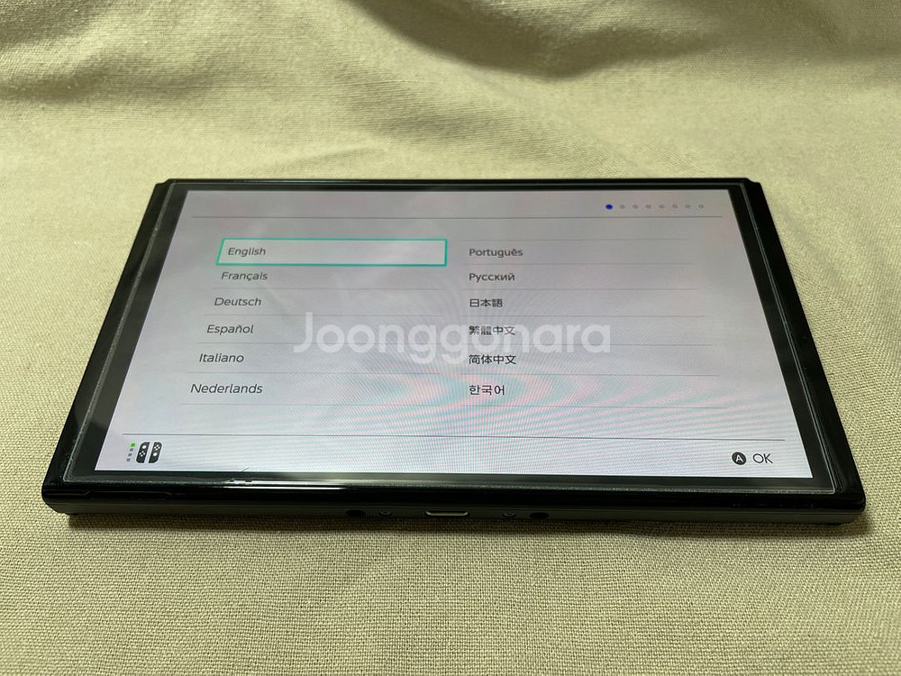 닌텐도 스위치 OLED 젤다에디션 본체--7