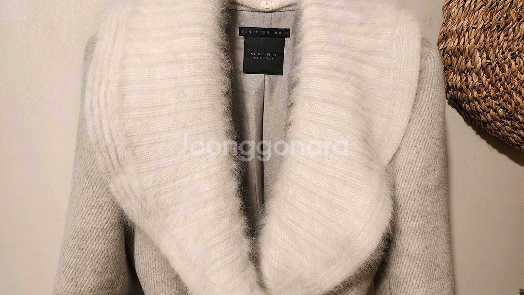 [44~55] 모조에스핀 hand made 모100 롱 코트--12