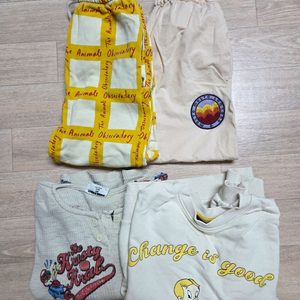 타오 긴바지(팬츠) 6Y 두벌일괄정리(+덤 런레빗,로아앤제인 맨투맨)