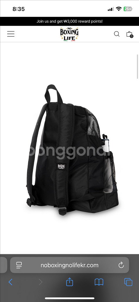 노복싱노라이프 백팩 노복노라 백팩 새상품--1