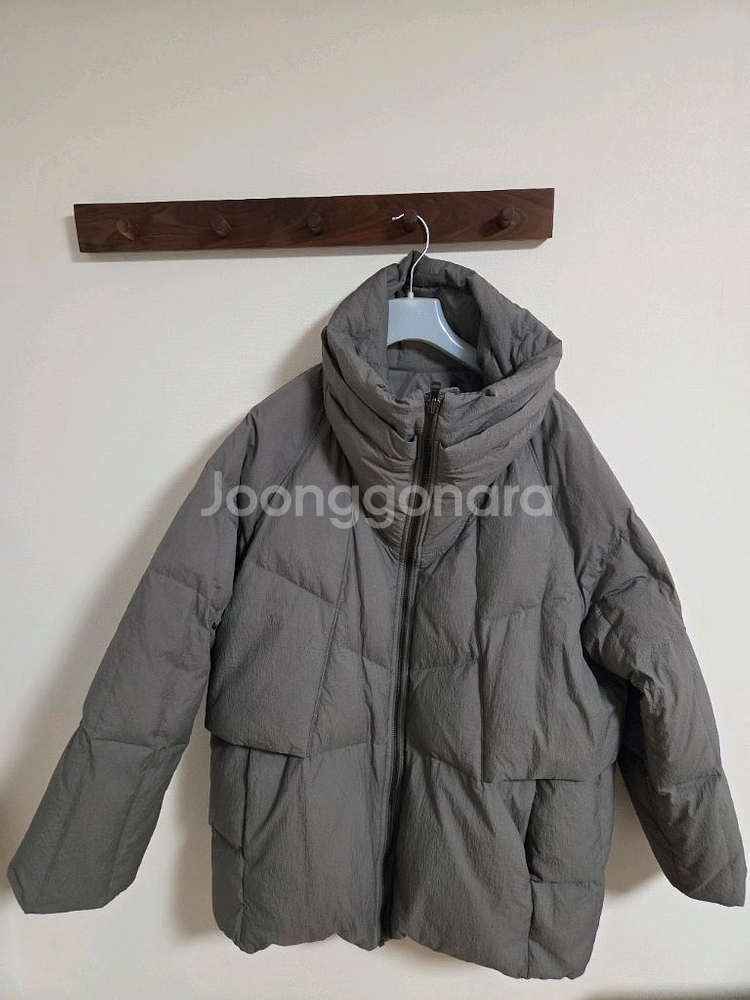 정품 시스템옴므 하이넥 구스다운 패딩점퍼 105사이즈 팝니다--0