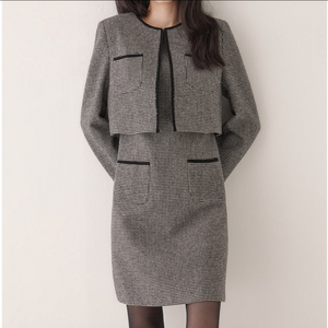 로엠 트위드 셋업 s사이즈