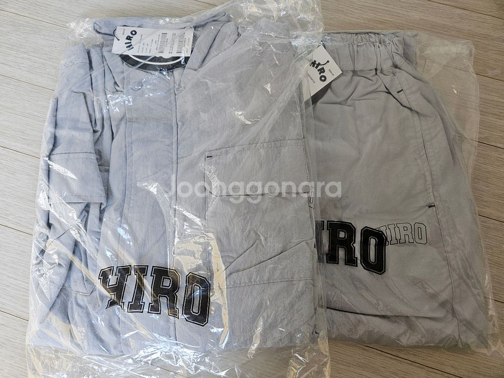 히로 블랭크 윈드 브레이커 자켓 그레이 160 세트--0