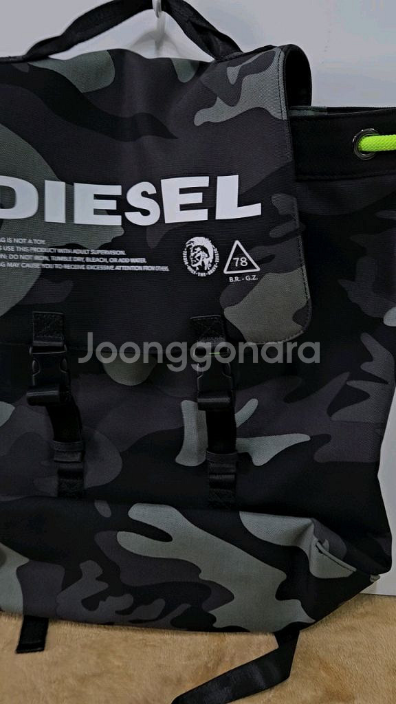 디젤 볼파고 리미티드 밀리터리 디젤 로고 백팩<일본구입>희귀--1