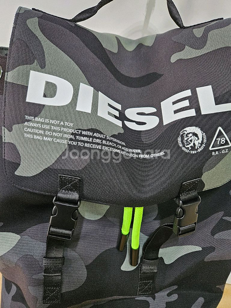 디젤 볼파고 리미티드 밀리터리 디젤 로고 백팩<일본구입>희귀--5