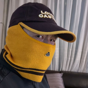 루이까스텔 모자와 바라클라바 세트 겨울용 골프모자