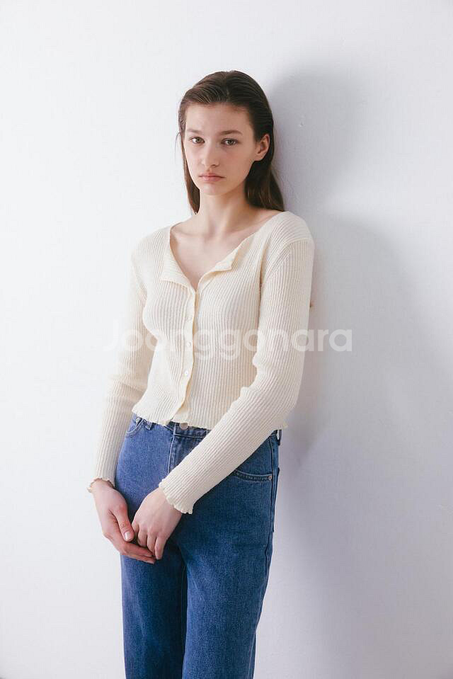 [새상품] 타낫 오픈 칼라 가디건--0