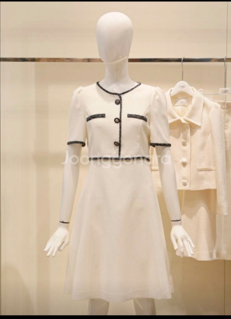 라인 A라인 원피스 55사이즈--0