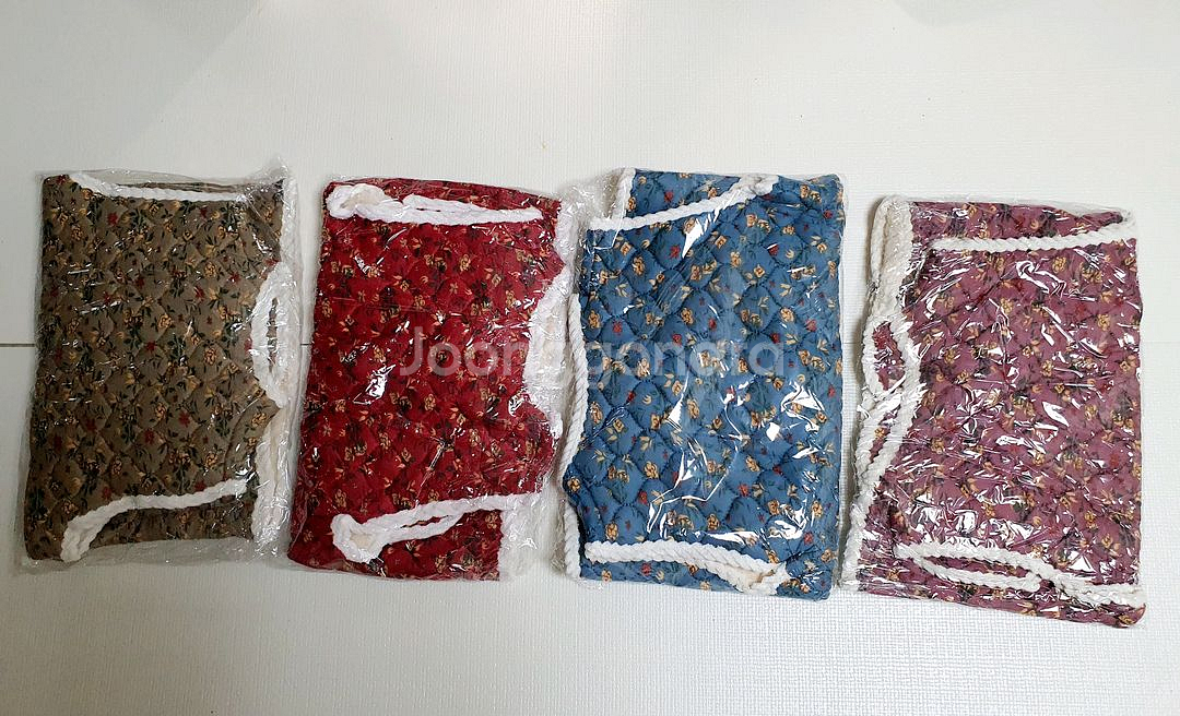 꽃무늬 퀼팅 복고융털조끼 4개일괄--5