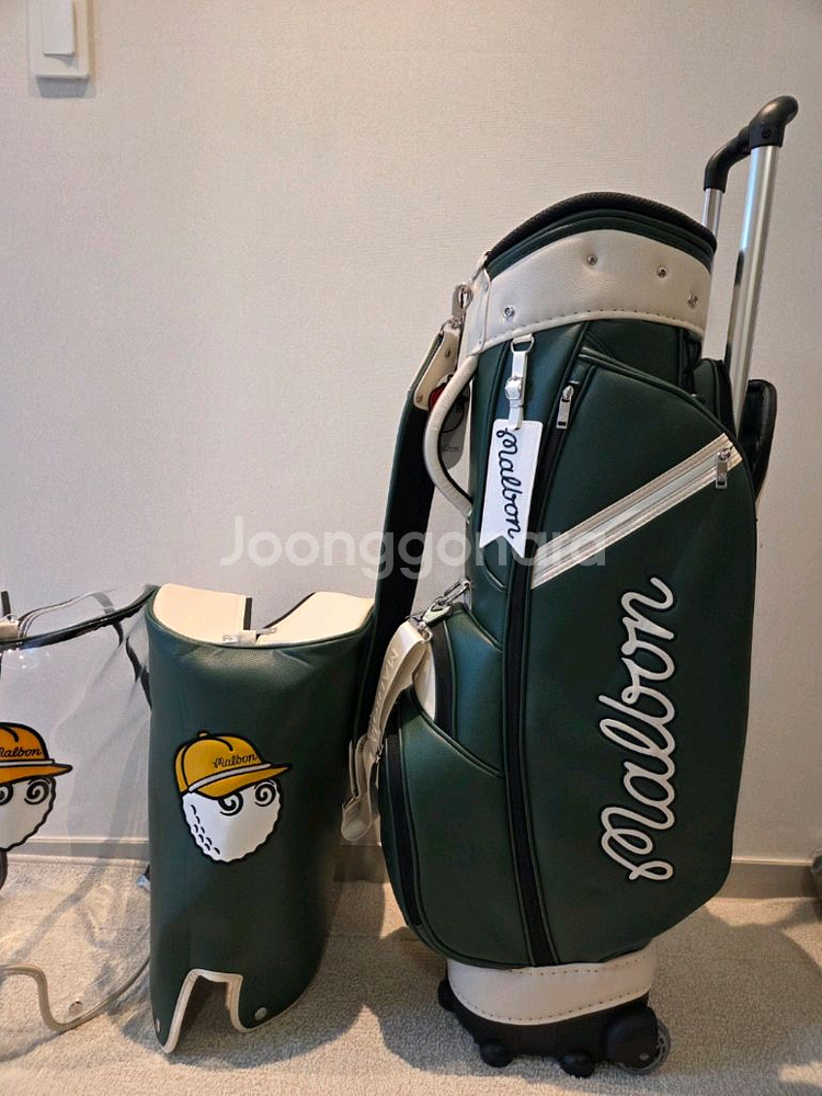 국내당일발송 말본골프백 캐디백 보스턴백 세트 그린--2
