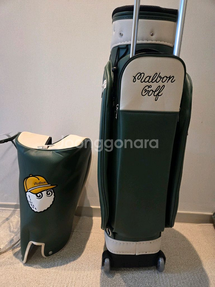 국내당일발송 말본골프백 캐디백 보스턴백 세트 그린--5