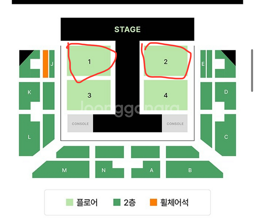 한로로 콘서트 스탠딩 일요일 2구역 2연석--0