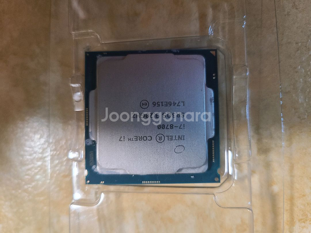 인텔 i7-8700 CPU + 쿨러 팝니다--1