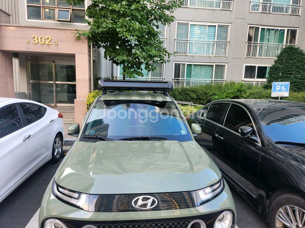 캐스퍼 레이 루프바스켓 모닝 티볼리 짐받이 루프랙 승용차 경차 캐리어--1