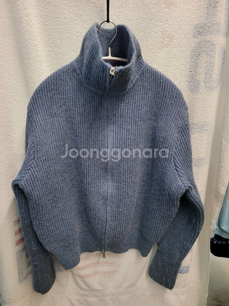 모이티 카라 니트 긴팔 여성 L--1