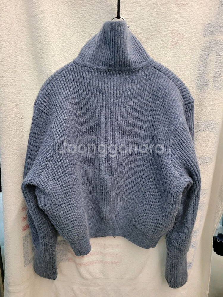 모이티 카라 니트 긴팔 여성 L--2