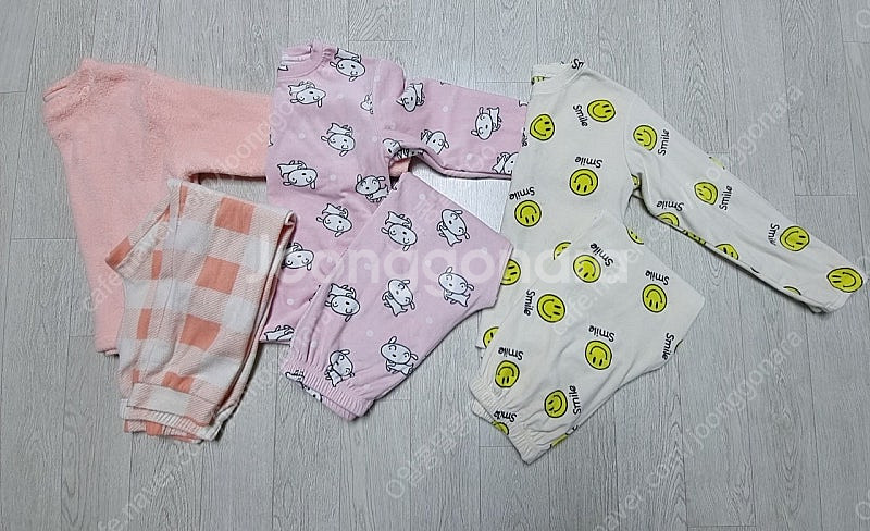 수면잠옷 3벌 일괄판매 사이즈 140 /1학년-2학년 사이즈--0