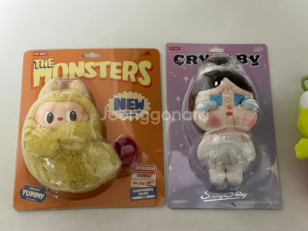 팝마트 라부부 새우튀김 & 크라이베이비 샤이니샤이니 발레리나 키링--0