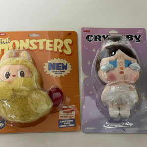 팝마트 라부부 새우튀김 & 크라이베이비 샤이니샤이니 발레리나 키링