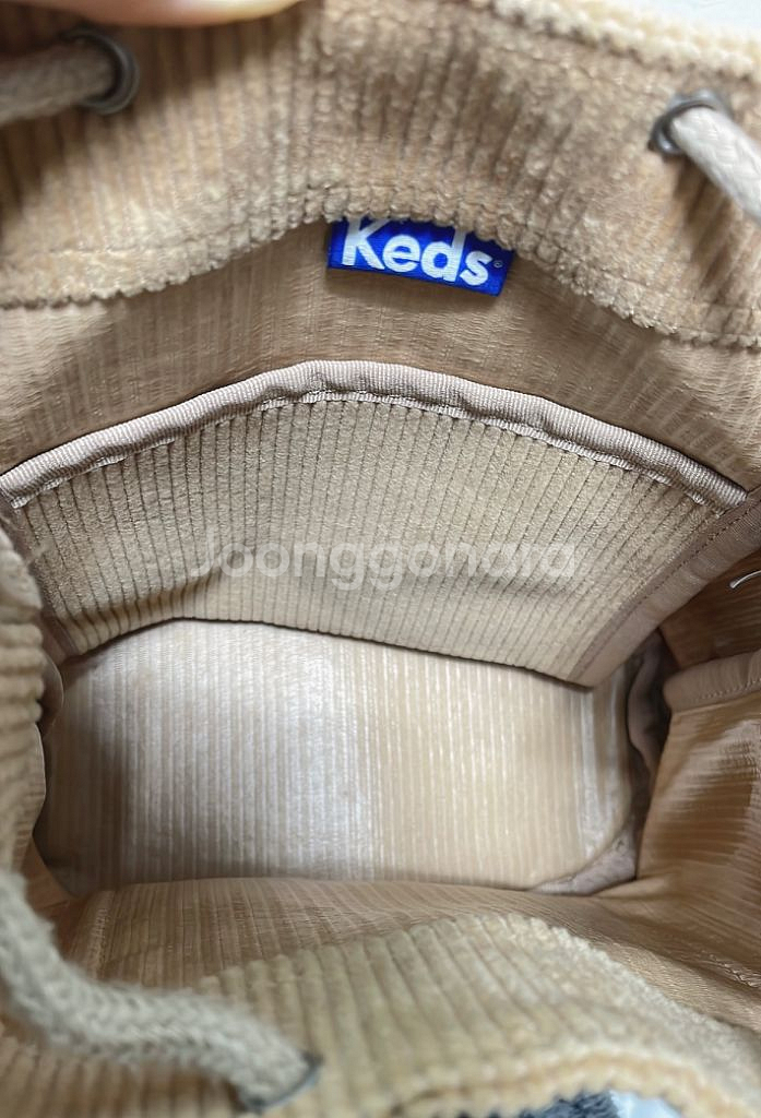 Keds(케즈) 코듀로이 버킷백--4