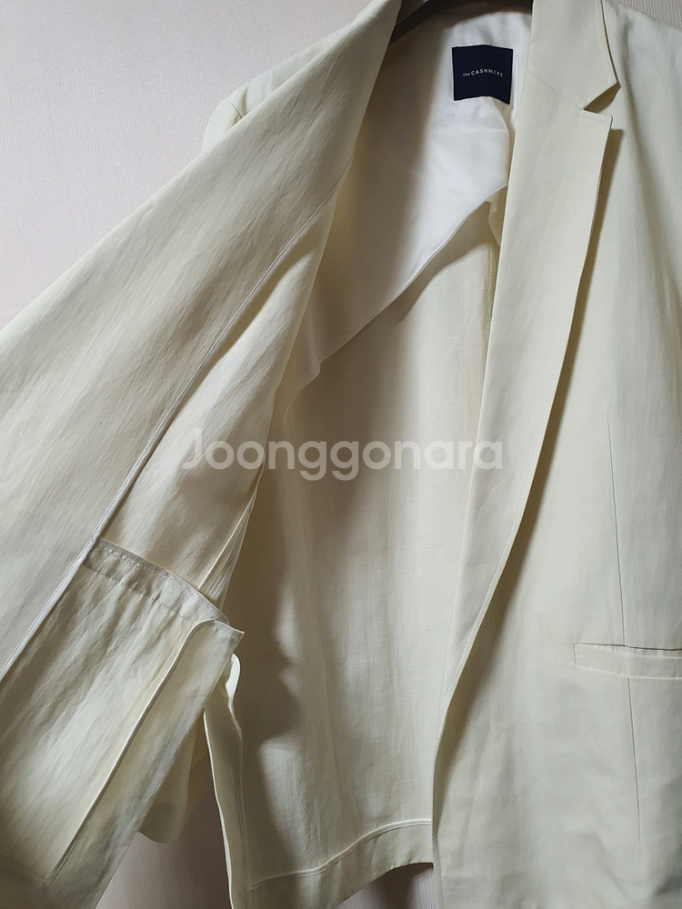 타임 TIME 백밴딩 핀턱 와이드 슬랙스 팬츠 66 사이즈--4