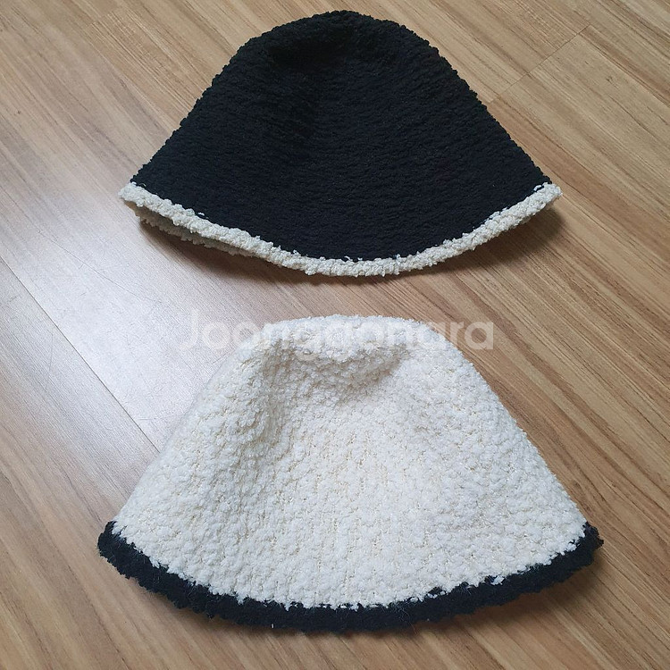 여성 뽀글이 벙거지 버킷햇 겨울모자--6