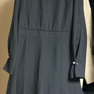 씨씨콜렉트 쉬폰 원피스 네이비 66 새상품