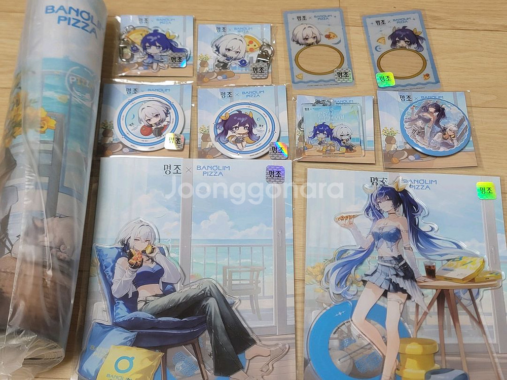 명조 반올림 팝업 굿즈세트 (장패드, 아크릴스탠드 외)--0