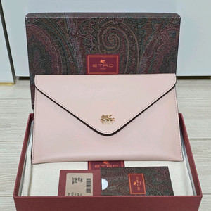 에트로 핑크 여성 지갑 새상품